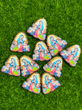 Religious Acrylic Beads 10pcs